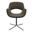 Sillón de Recepción 1 Plaza - LABENZE KIRA - Varios Colores - Tapizado con Respaldo y Descansabrazos - 155-19010-NGO GRADO 0 - Labenze - NOGAL BEAT - Sillón Ocasional