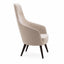 Sillón de recepción 1 plaza Labenze Nora tapizado con respaldo alto y descansabrazos