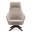 Sillón de recepción 1 plaza Labenze Nora tapizado con respaldo alto y descansabrazos