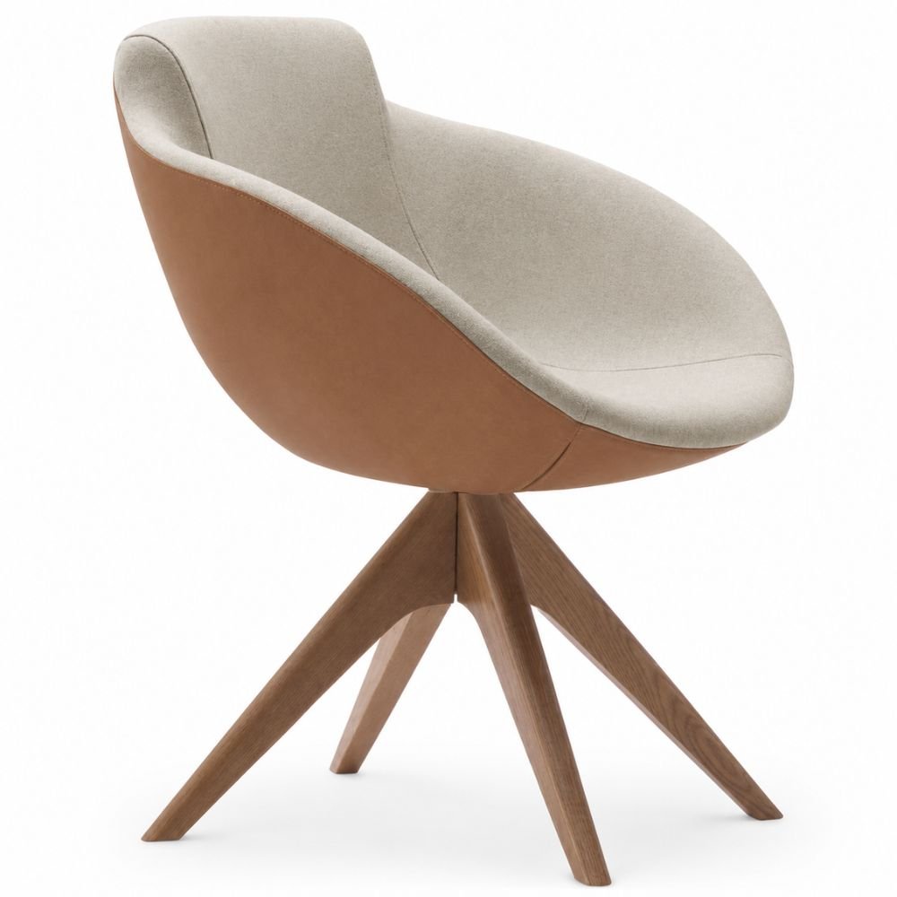 Sillón de Recepción de Una Plaza - LABENZE TULA - Varios Colores - Tapizado - 155-18030-000 GRADO 0 - Labenze - NOGAL BEAT - Sillón Ocasional