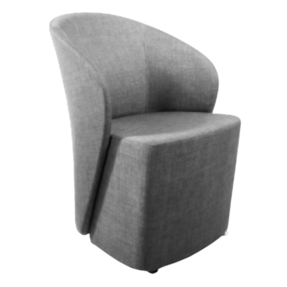 Sillón de Recepción - NOGAL BEAT ALEX - Asiento y Respaldo Tapizado - ALEX - MOBILIARIO EN MOVIMIENTO - NOGAL BEAT - Sillones