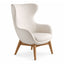 Sillón de Recepción Respaldo Alto - LABENZE QUEEN - Varios Colores - Tapizado - 155-14070-000 GRADO 0 - Labenze - NOGAL BEAT - Sillón Ocasional
