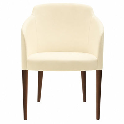 Sillón de Sala de Espera Madera - LABENZE BRIGIDA 155-10500-000 - Varios Colores - Tapizado con Respaldo y Descansabrazos - 155-10500-000 GRADO 0 - Labenze - NOGAL BEAT - Sillón Ocasional