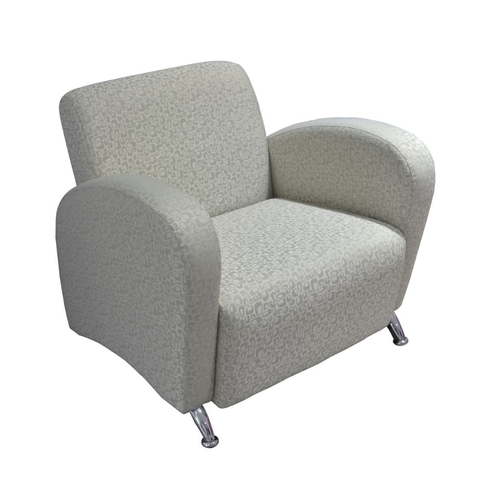 SILLÓN NOGAL BEAT E-50100 | Sillón Ocasional para Sala de Estar | Hule Espuma | Estructura Madera Patas Metálicas | Interior - E-50100 - GERSA - NOGAL BEAT - Sillones