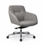 Sillón Ocasional Giratorio - VERSA ALTUS KENT - Estructura Aluminio - Asiento/respaldo con Espuma Pu Tapizado - AL-670S - VERSA - NOGAL BEAT - Sillón Ocasional