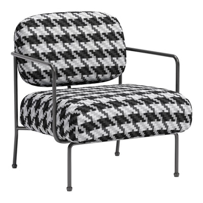 Sillón Ocasional para Área de Descanso - ZUO ULET - Multicolor - Asiento y Respaldo Tapizados en Tejido Texturizado - 110206 - Zuo - NOGAL BEAT - Sillón Ocasional