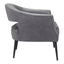 Sillón Ocasional para Consultorio - ZUO BERKELEY - Varios Colores - Asiento y Respaldo Tapizados en Piel Sintética - 109052 - Zuo - NOGAL BEAT - Sillón Ocasional