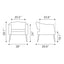 Sillón Ocasional para Consultorio - ZUO BERKELEY - Varios Colores - Asiento y Respaldo Tapizados en Piel Sintética - 109051 - Zuo - NOGAL BEAT - Sillón Ocasional