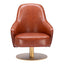Sillón Ocasional para Lobby de Hotel - ZUO WITHBY - Varios Colores - Asiento y Respaldo Tapizados en Piel Sintética - 110108 - Zuo - NOGAL BEAT - Sillón Ocasional