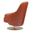Sillón Ocasional para Lobby de Hotel - ZUO WITHBY - Varios Colores - Asiento y Respaldo Tapizados en Piel Sintética - 110108 - Zuo - NOGAL BEAT - Sillón Ocasional