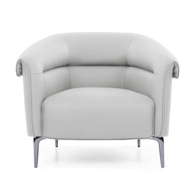 SILLÓN OFFIHO AMELIA OHM - 41001 | Sillón Confortable para Sala de Estar | Patas en Acero Pavonado | Acojinado con Hule Espuma | Interior - OHM - 41001 - OFFIHO - NOGAL BEAT - Sillon