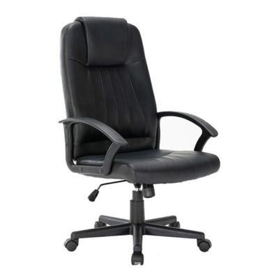 SILLÓN OFIK 1010 ALFA | Sillón Ejecutivo para Oficina | Base Estrella | Vinipiel | Interior - 1010 - OFIK - NOGAL BEAT - Sillas de oficina