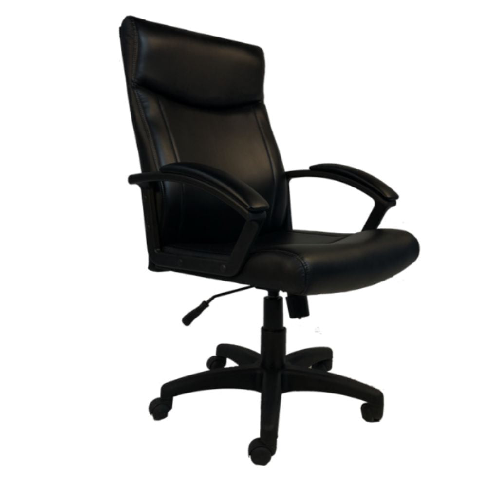 SILLÓN OFIK 585 APOLO | Sillón Ejecutivo para Oficina | Base Estrella Polipropileno | Acojinamiento en Espuma Ergonómica | Interior - 585 - OFIK - NOGAL BEAT - Sillas