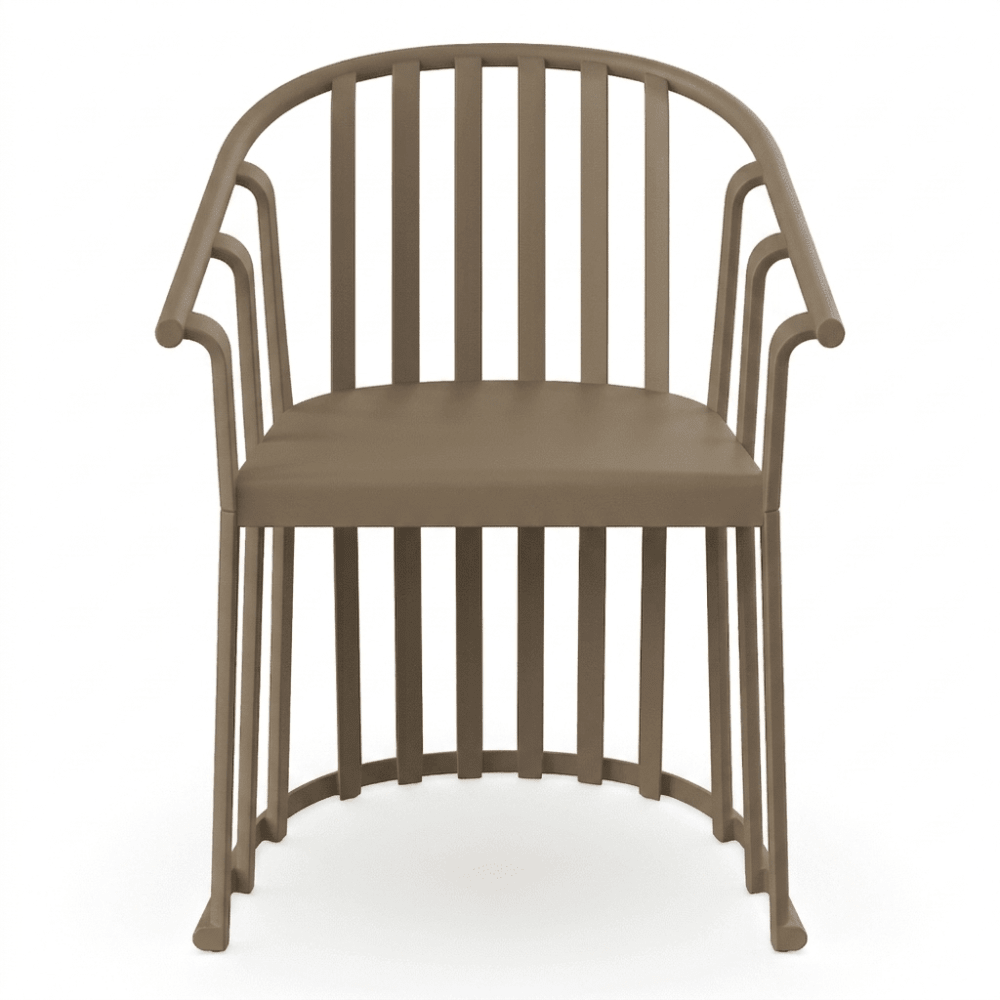Sillón para Áreas de Exterior y Terrazas Protección UV - RESOL RAFF - Varios Colores - Fibra de Vidrio y PP - 4908 - Resol - NOGAL BEAT - Sofá de Terraza