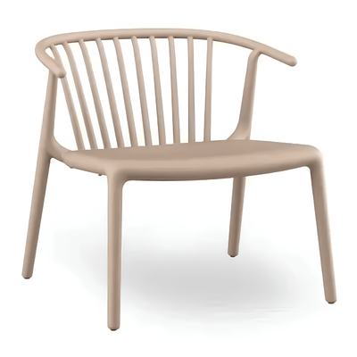 Sillón para Descanso con Brazos - RESOL WOODY LOUNGE - Varios Colores - Protección UV y Apilable - 6556 - Resol - NOGAL BEAT - Sillon