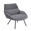 SILLÓN RESOL ANOU FULLY UPHOLSTERED | Sillón Ocasional para Sala de Estar | Estructura Acero | Tapizado | Interior - 85984 + CSE13 - Resol - NOGAL BEAT - Sillon