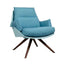 SILLÓN RESOL ANOU WOOD | Sillón Ocasional para Sala de Estar | Inyectada Polipropileno Fibra Vidrio | Estructura Hierro Patas Madera | Interior + Exterior - 70135 - Resol - NOGAL BEAT - Sillon