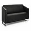 Sofá Decco Tres Plazas para Sala de Espera - VERSA ALTUS DECCO - Estructura Aluminio - Asiento/respaldo con Espuma Pu Tapizado - AL-532 - VERSA - NOGAL BEAT - Sillón Ocasional