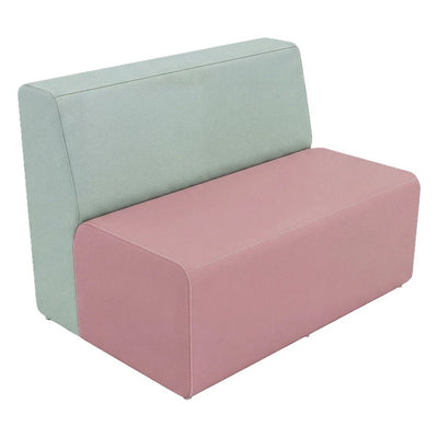Sofá Doble Lineal para Lounge - GEBESA FOMCORE ARMLESS - Frente 113 cm - Alto 83 cm - Tapizado - GFCA017453133 - GEBESA - NOGAL BEAT - Sillón Ocasional