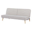 Sofá cama Nogal Beat Novara tapizado en beige o gris de diseño contemporáneo