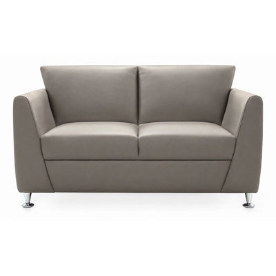 Sofá para Área de Descanso - GEBESA PRISMA - 2 Plazas - Asiento y Respaldo Tapizado - GDP280P2TP - GEBESA - NOGAL BEAT - Sillón Ocasional