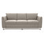 Sofá para Área de Descanso - GEBESA PRISMA - 3 Plazas - Asiento y Respaldo Tapizado - GDP280P3TP - GEBESA - NOGAL BEAT - Sillón Ocasional