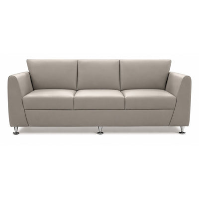 Sofá para Área de Descanso - GEBESA PRISMA - 3 Plazas - Asiento y Respaldo Tapizado - GDP280P3TP - GEBESA - NOGAL BEAT - Sillón Ocasional