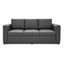Sofá para Área Lounge - GEBESA COMFORT - 3 Plazas - Asiento y Respaldo Tapizado - GDC280P3TP - GEBESA - NOGAL BEAT - Sillón Ocasional