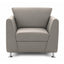 Sofá para Área Lounge - GEBESA PRISMA - 1 Plaza - Asiento y Respaldo Tapizado - GDP280P1TP - GEBESA - NOGAL BEAT - Sillón Ocasional