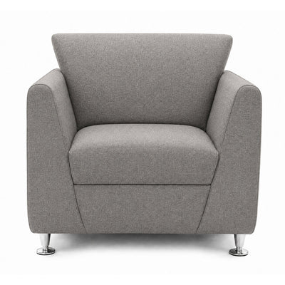 Sofá para Área Lounge - GEBESA PRISMA - 1 Plaza - Asiento y Respaldo Tapizado - GDP280P1 - GEBESA - NOGAL BEAT - Sillón Ocasional