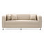 Sofá para Recepción - GEBESA JET - 3 Plazas - Asiento y Respaldo Tapizado - GDJ280P3TP - GEBESA - NOGAL BEAT - Sillón Ocasional