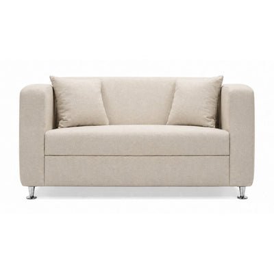 Sofá para Sala de Espera - GEBESA JET - 2 Plazas - Asiento y Respaldo Tapizado - GDJ280P2 - GEBESA - NOGAL BEAT - Sillón Ocasional