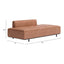 Sofá para Spa 3 Plazas - ZUO CONFECTION - Varios Colores - Asiento y Respaldo Tapizados en Piel Sintética - 101925 - Zuo - NOGAL BEAT - Sillón Ocasional