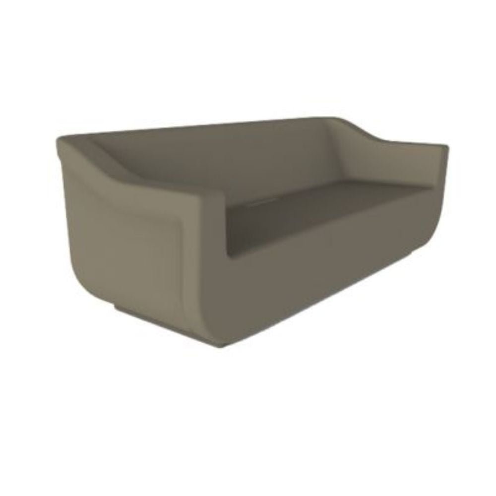 SOFÁ RESOL CLUB | Sillón Ocasional para Sala de Estar | Polietileno Rotomoldeado | Protección UV | Interior + Exterior - 03735 - Resol - NOGAL BEAT - Sillon