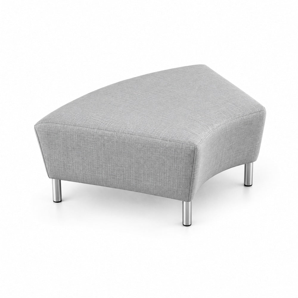 Taburete Modular Mossa - VERSA OFFSET MOSSA TABURETE - Frente 100 cm - VO-644 - VERSA - NOGAL BEAT - Taburete