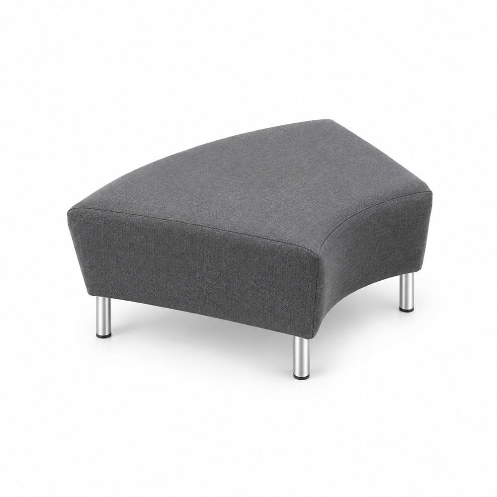 Taburete Modular Mossa - VERSA OFFSET MOSSA TABURETE - Frente 100 cm - VO-644F - VERSA - NOGAL BEAT - Taburete