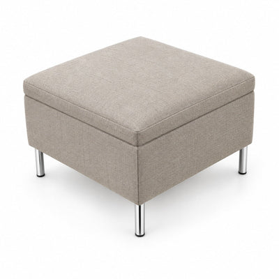 Taburete Modular Mossa - VERSA OFFSET MOSSA TABURETE - Frente 50 cm - VO-640S - VERSA - NOGAL BEAT - Taburete