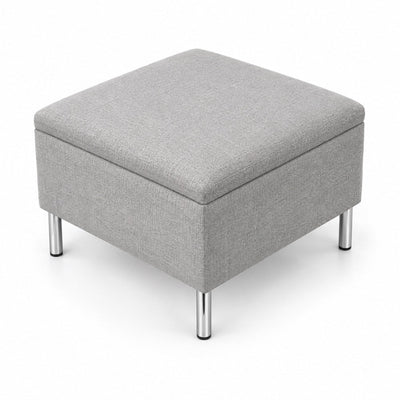 Taburete Modular Mossa - VERSA OFFSET MOSSA TABURETE - Frente 50 cm - VO-640 - VERSA - NOGAL BEAT - Taburete