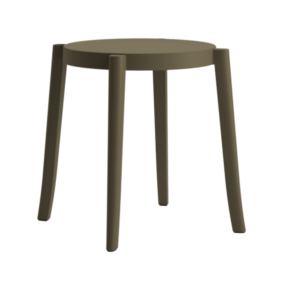 Taburete para Restaurante Resistente a Rayos UV - COLOS TORRE S - Varios Colores - para Ambiente Salino - TORRE S - Colos - NOGAL BEAT - Taburetes