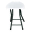 TABURETE RESOL EASY STOOL | Taburete Ocasional para Negocio Evento | 47 cm | Plegable de Acero Pintado | Polietileno Alta Densidad | Exterior Techado - 66472 - Resol - NOGAL BEAT - Taburete