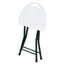 TABURETE RESOL EASY STOOL | Taburete Ocasional para Negocio Evento | 47 cm | Plegable de Acero Pintado | Polietileno Alta Densidad | Exterior Techado - 66472 - Resol - NOGAL BEAT - Taburete