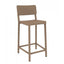 TABURETE RESOL LISBOA MEDIO | Taburete Ocasional para Bar | 67 cm | Inyectado Fibra Vidrio con PP | Protección UV | Interior + Exterior - 03903 - Resol - NOGAL BEAT - Taburete