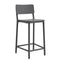 TABURETE RESOL LISBOA MEDIO | Taburete Ocasional para Bar | 67 cm | Inyectado Fibra Vidrio con PP | Protección UV | Interior + Exterior - 03905 - Resol - NOGAL BEAT - Taburete
