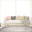 Tapete Decorativo para Recibidor - LAVIN ZARIA T2234 - Gris Crema - Rectangular y Circular Varias Medidas - T2234 - 60 x 90 - LAVIN - NOGAL BEAT - Tapetes
