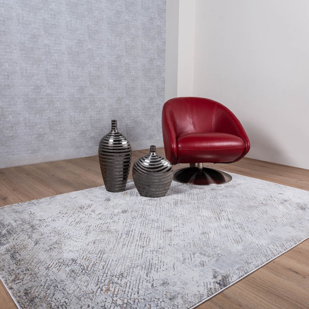 TAPETE LAVIN HADIM T2152 | Tapete Decorativo para Recepción Hotel Hogar Departamento Sala | GRIS/CREMA | Varias Medidas | Rectangular y Circular| Interior - T2152-60 x 90 - LAVIN - NOGAL BEAT - Tapetes