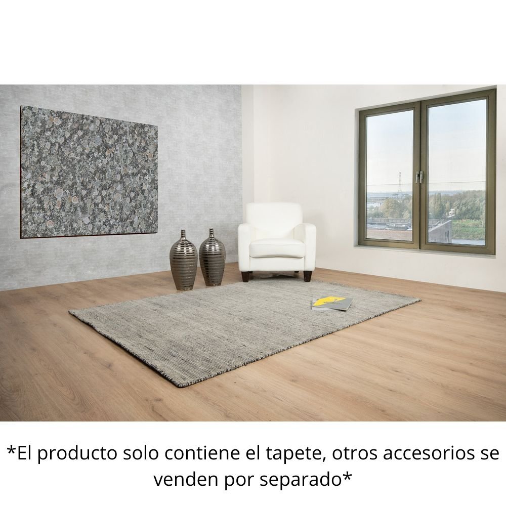 TAPETE LAVIN MALDA N8014 | Tapete Decorativo para Recepción Hotel Hogar Departamento Sala | GRIS GRIS | Varias Medidas | Rectangular | Interior - N8014-60 x 90 - LAVIN - NOGAL BEAT - Tapetes