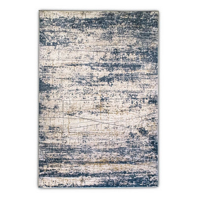 TAPETE LAVIN MARDIN T4005 | Tapete Decorativo para Recepción Hotel Hogar Departamento Sala | AZUL CREMA | Varias Medidas | Rectangular | Interior - T4005-60x90 - LAVIN - NOGAL BEAT - Tapetes