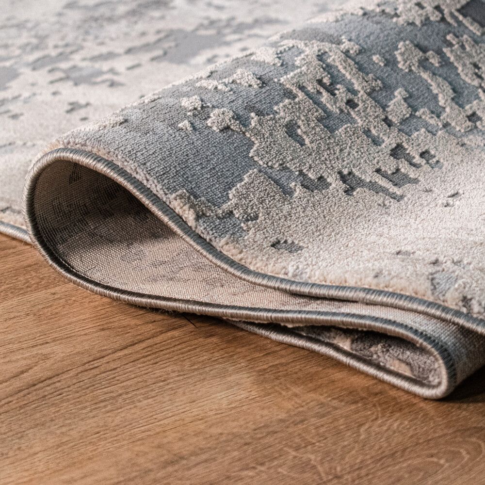 TAPETE LAVIN MARDIN T4011 | Tapete Decorativo para Recepción Hotel Hogar Departamento Sala | GRIS GRIS | Varias Medidas | Rectangular | Interior - T4011-60x90 - LAVIN - NOGAL BEAT - Tapetes
