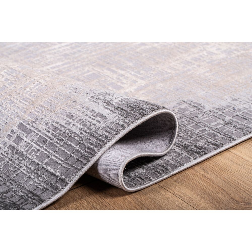 TAPETE LAVIN MARDIN T4016 | Tapete Decorativo para Recepción Hotel Hogar Departamento Sala | GRIS GRIS | Varias Medidas | Rectangular | Interior - T4016-60x90 - LAVIN - NOGAL BEAT - Tapetes