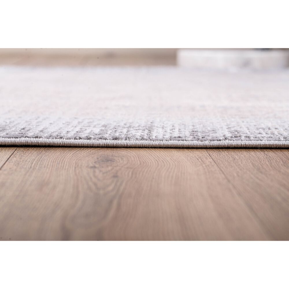 TAPETE LAVIN MARDIN T4016 | Tapete Decorativo para Recepción Hotel Hogar Departamento Sala | GRIS GRIS | Varias Medidas | Rectangular | Interior - T4016-60x90 - LAVIN - NOGAL BEAT - Tapetes
